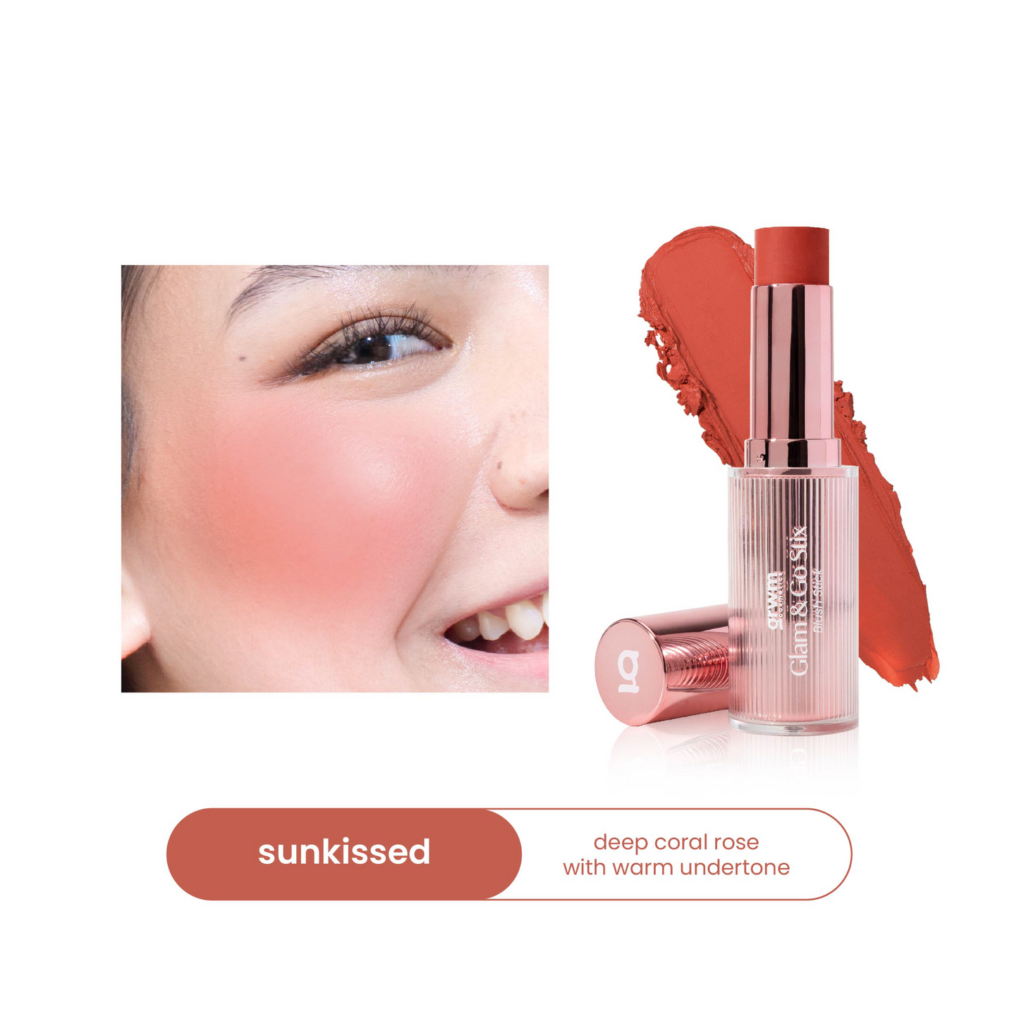 GRWM Cosmetics Glam & Go Stix Multiuse - Blush Stick