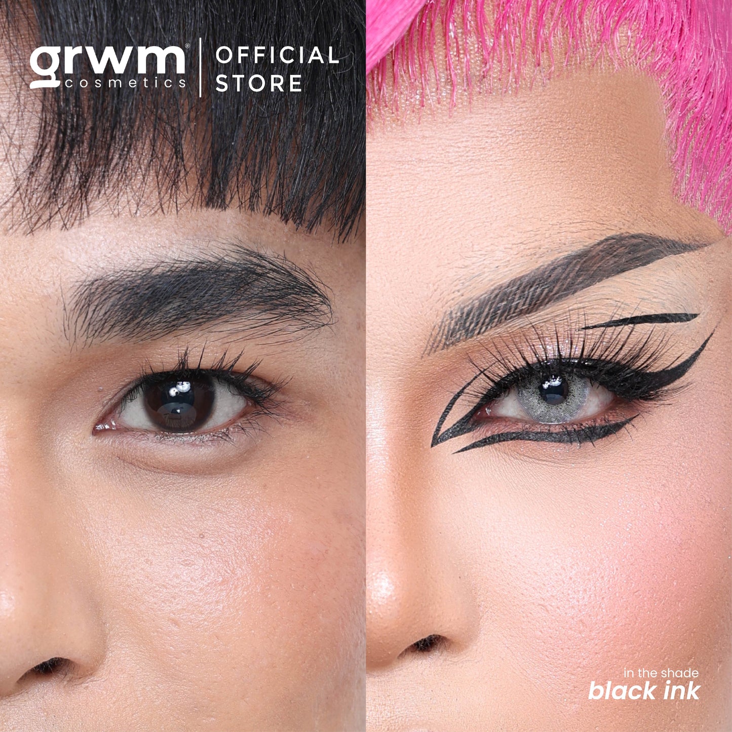 GRWM Cosmetics Super Fine Liner Duo - Dual-Ended Eyeliner