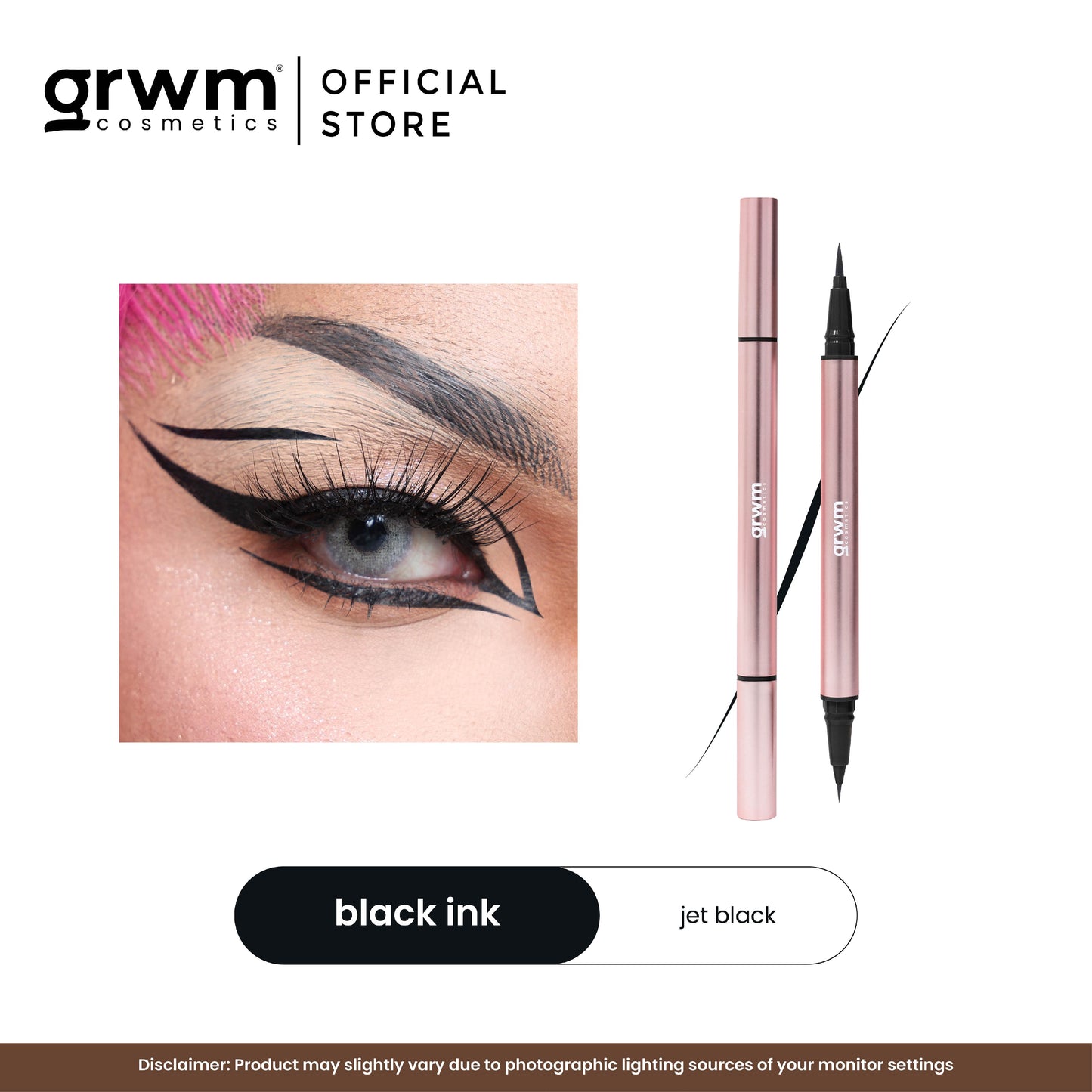 GRWM Cosmetics Super Fine Liner Duo - Dual-Ended Eyeliner