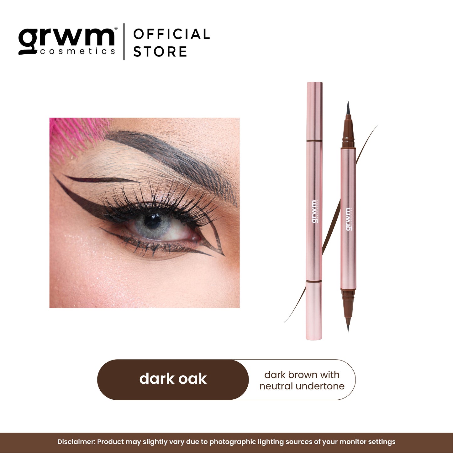 GRWM Cosmetics Super Fine Liner Duo - Dual-Ended Eyeliner