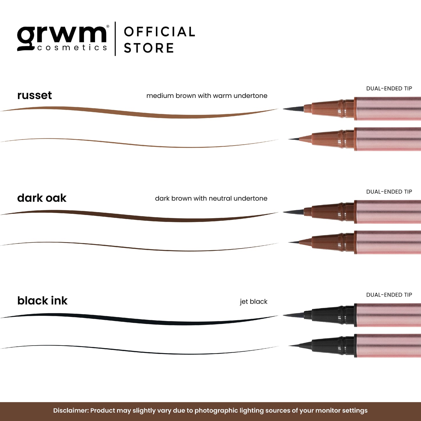 GRWM Cosmetics Super Fine Liner Duo - Dual-Ended Eyeliner