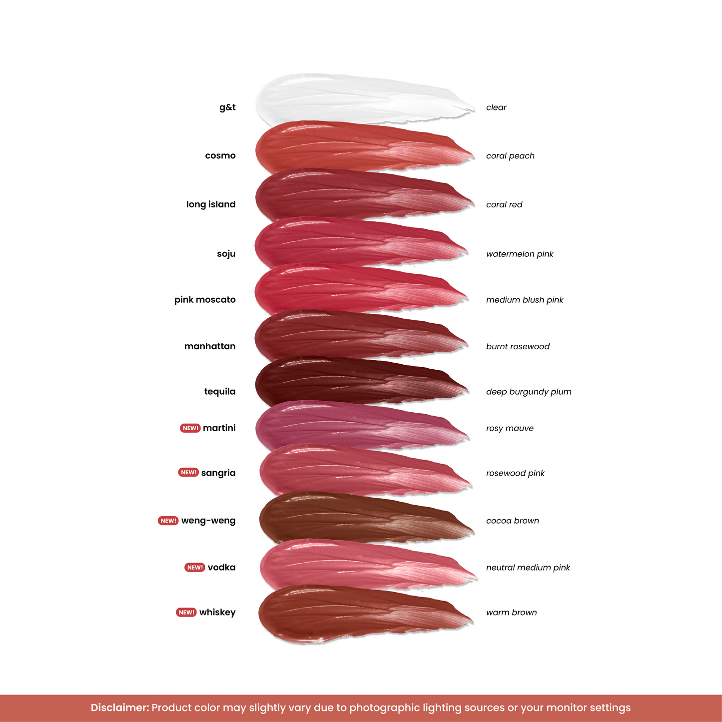 GRWM Cosmetics Lip Booze - Tinted Sheer Balm