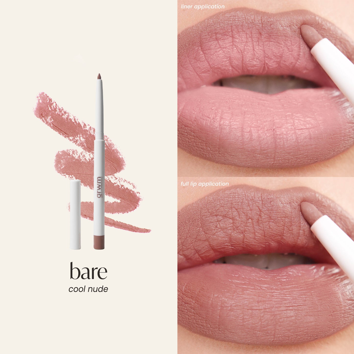 GRWM Cosmetics Lip Contour - Retractable Gel Lip Liner