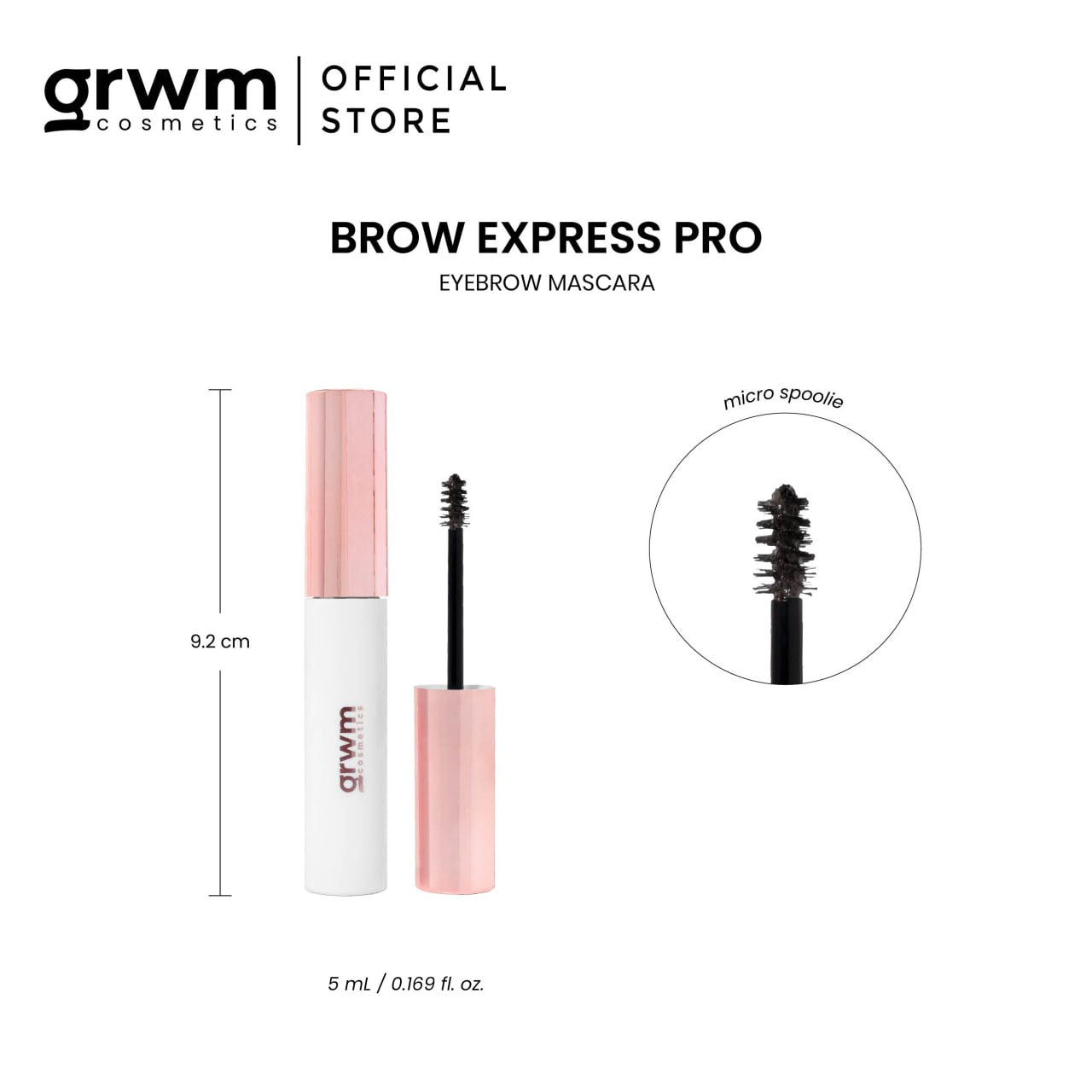 GRWM Cosmetics Brow Express Pro - Eyebrow Mascara