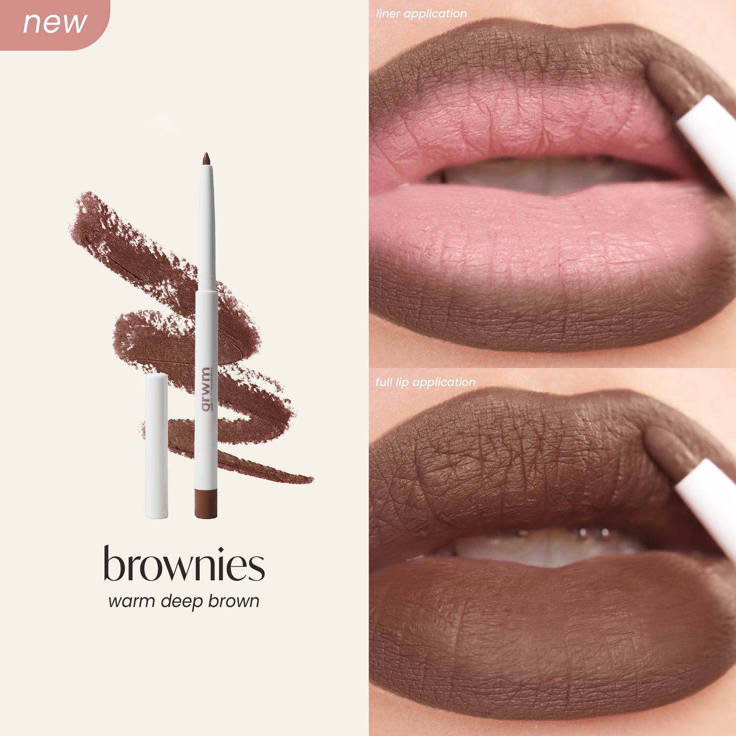 GRWM Cosmetics Lip Contour - Retractable Gel Lip Liner