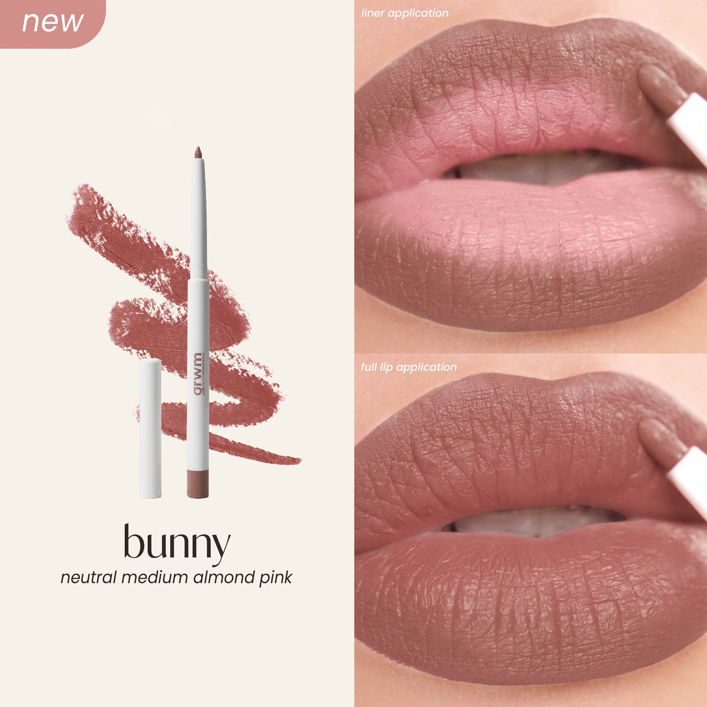 GRWM Cosmetics Lip Contour - Retractable Gel Lip Liner