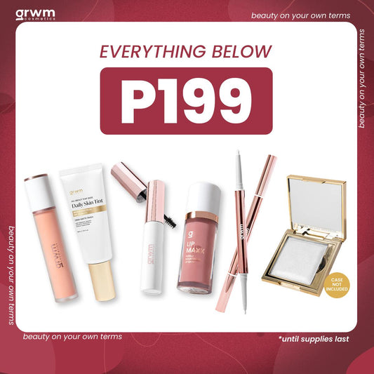 GRWM Cosmetics Everything Below ₱199