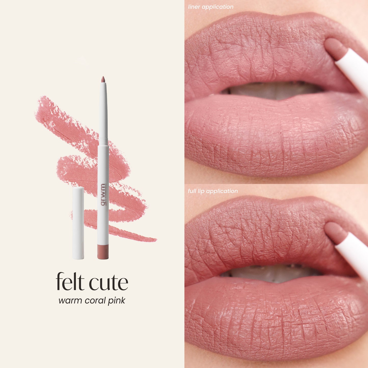 GRWM Cosmetics Lip Contour - Retractable Gel Lip Liner