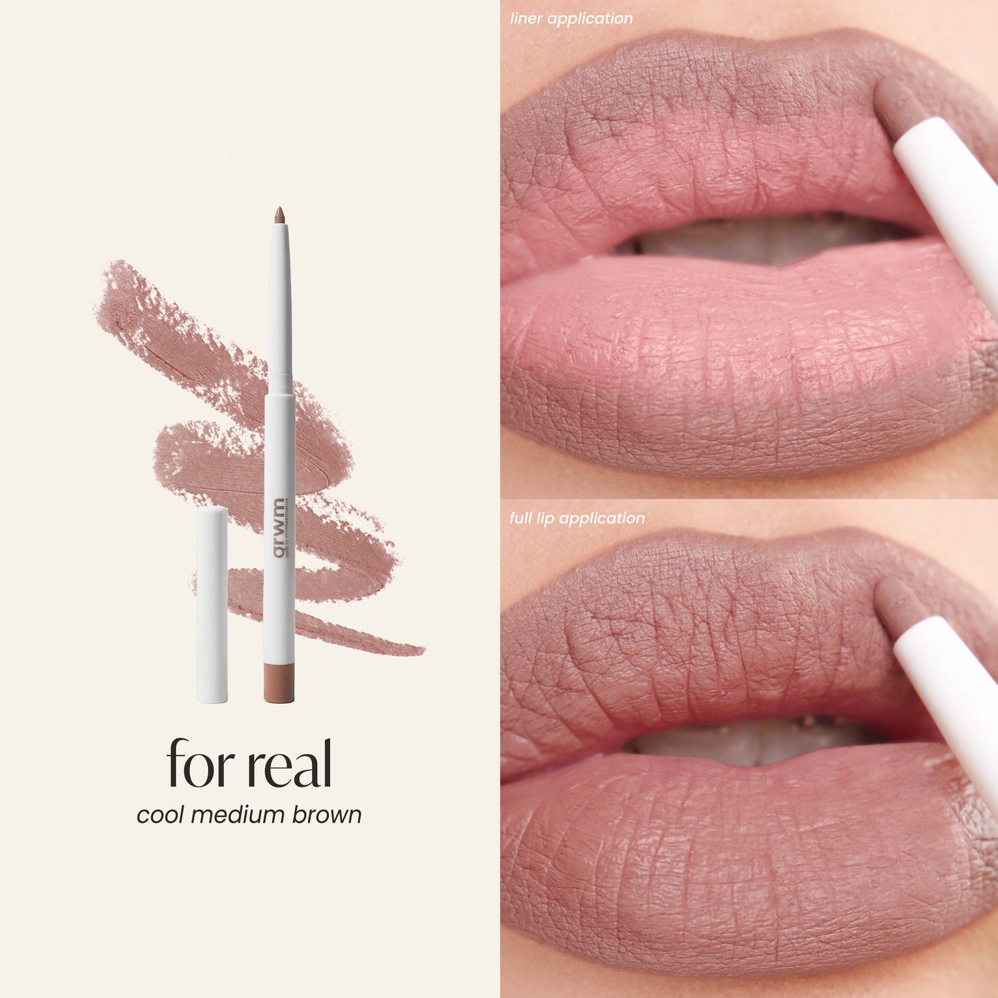 GRWM Cosmetics Lip Contour - Retractable Gel Lip Liner