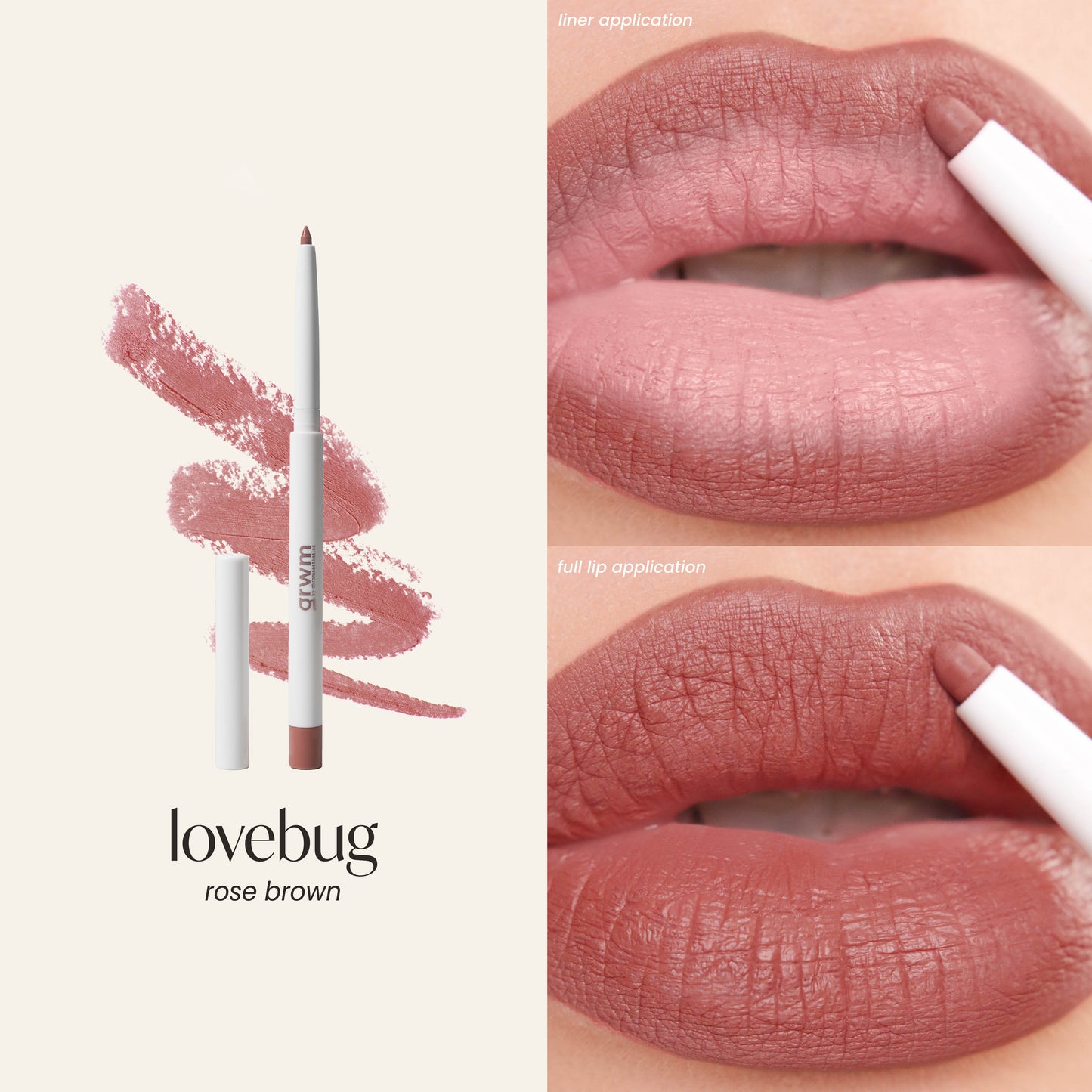 GRWM Cosmetics Lip Contour - Retractable Gel Lip Liner