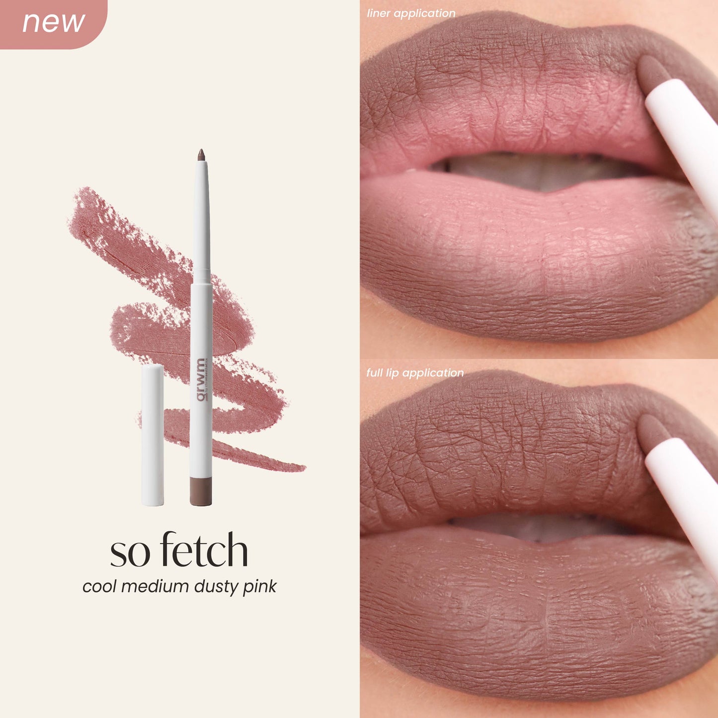 GRWM Cosmetics Lip Contour - Retractable Gel Lip Liner