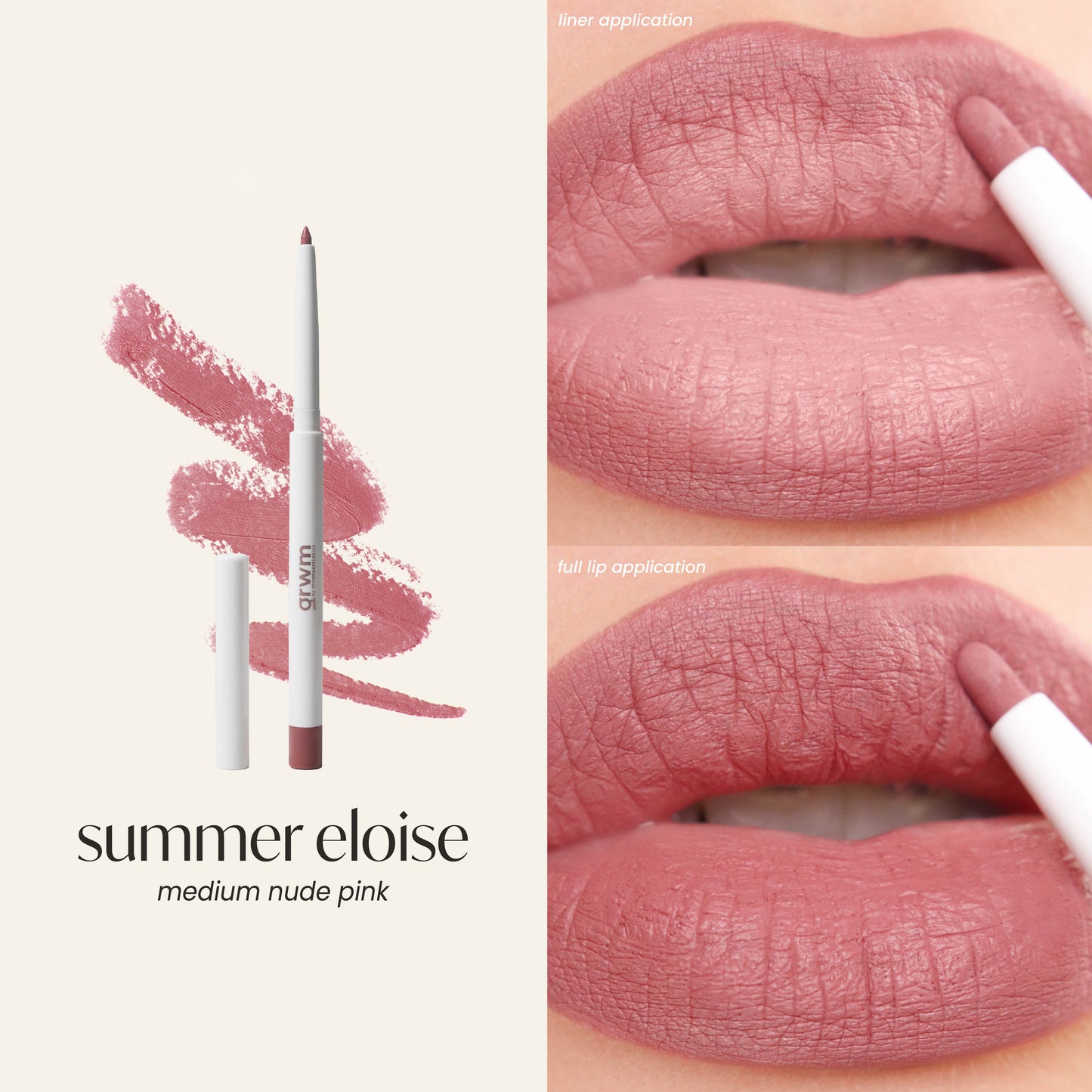 GRWM Cosmetics Lip Contour - Retractable Gel Lip Liner